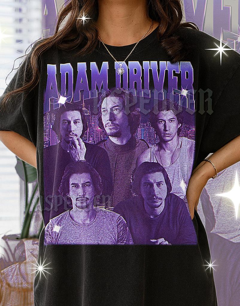 ADAM DRIVER T-SHIRT, Vintage Actor Star Celebrity Performer Tee, 90s Retro Throwback, Adam Driver Sweater