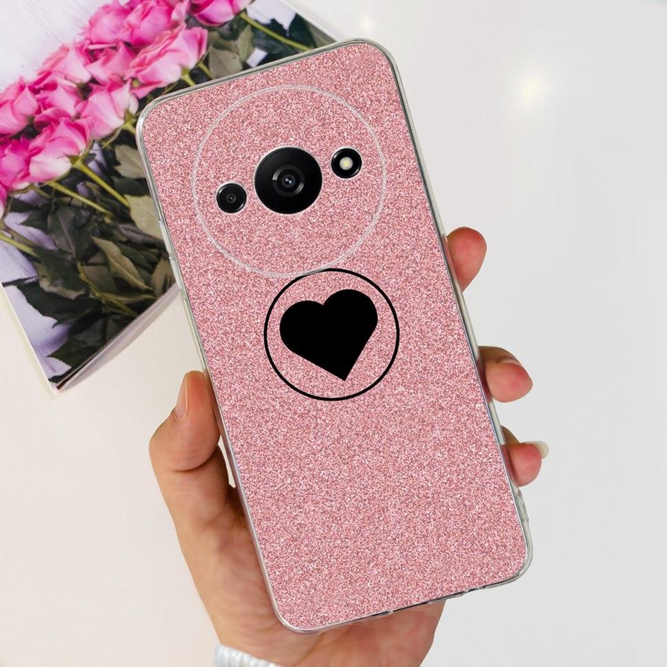 Для Xiaomi Redmi A3 4G Чехол Модная Девочка Мультяшный Принт Мягкий Силиконовый Задний Чехол Для Redmi A3 6.71" Ударопрочный Чехол для Телефона Funda