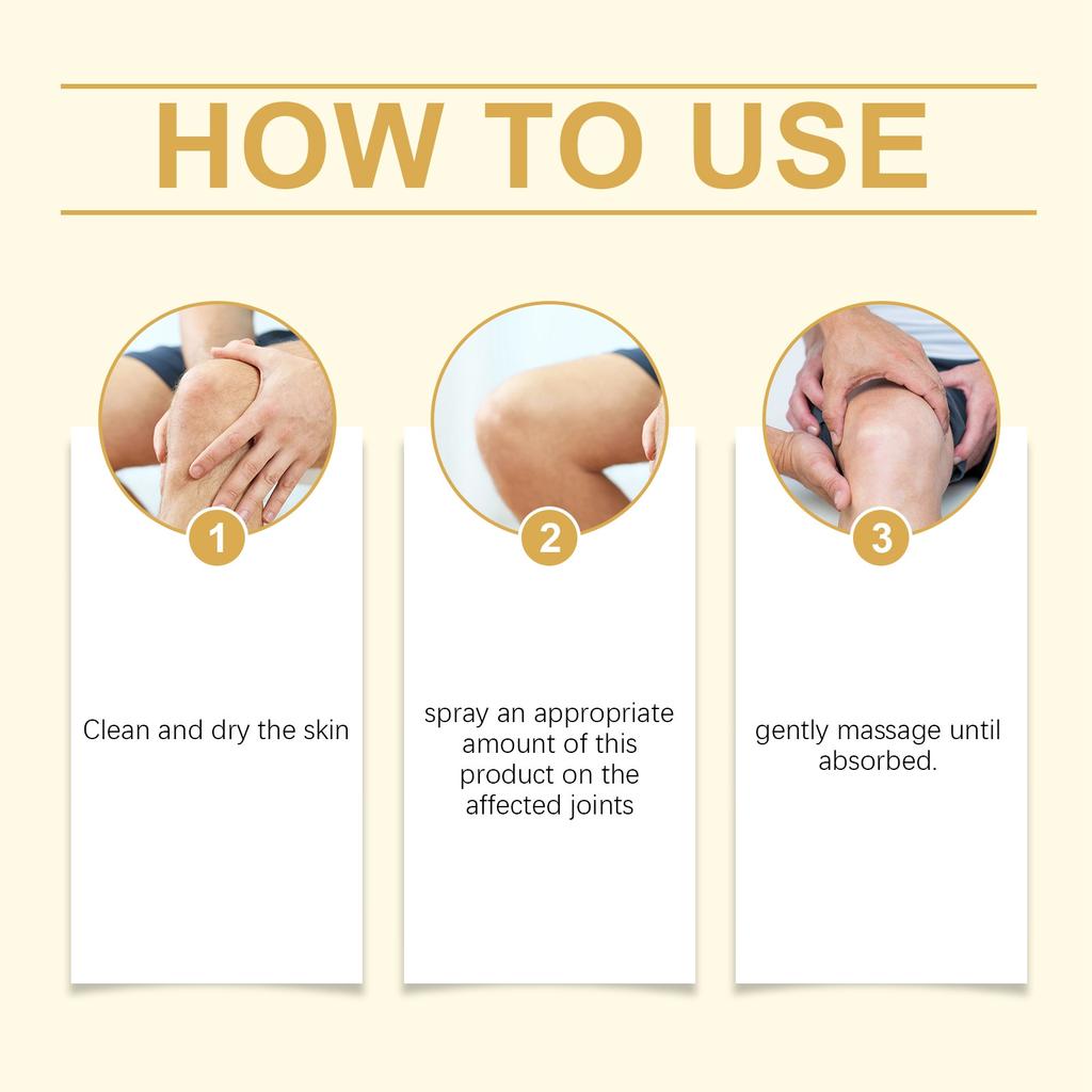 Спрей от боли в суставах Уменьшает боль Защищает суставы Расслабляет мышцы Способствует здоровью Прост в использовании и имеет очевидные эффекты.100 мл