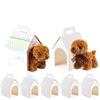 Foldable Party Favor Boxes Blank Paper Dog House Shaped Boxes Treat Gift Boxes  Wedding Festival