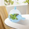 Parakeet Bath Hangable Large Multifunctional Toys Bird Cage Toys Parrot Bathtub For Indoor Home Cockatiel Finches Parakeet