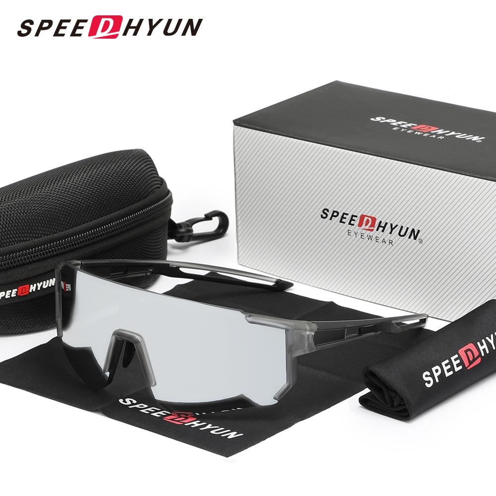 SPEEDHYUN Новые мужские/женские солнцезащитные очки для велоспорта, поляризованные, UV400, очки для велоспорта на открытом воздухе, скалолазания, катания на лыжах, модные очки