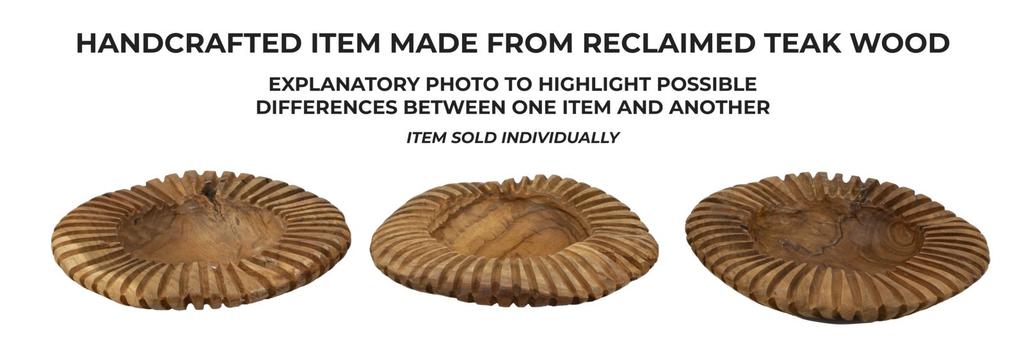 Поднос из тика Geris Cm Ø 29X7