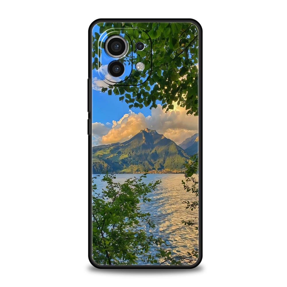 Модный летний чехол для телефона с рисунком дерева и цветов для Xiaomi Mi 17 15T 15 14 14T 13T 12T Pro 12 13 Lite 5G 11T Poco X6 X7 X5 Pro Мягкий чехол