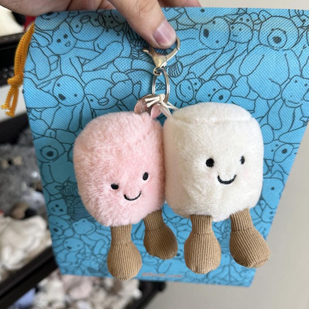 New JC label cute girl bag charm plush toy keychain Kawaii plush toy perfect as a birthday or Christmas gift get
