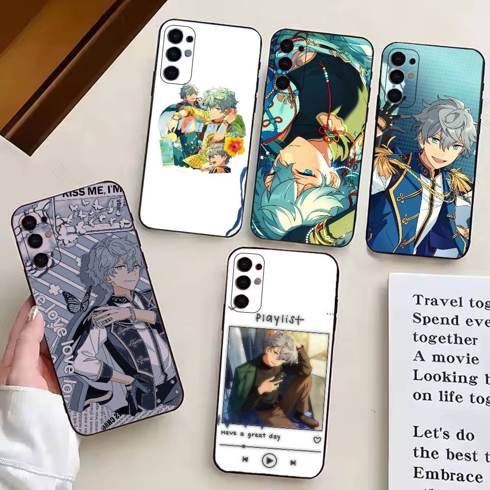 Чехол для телефона Ensemble Stars I-Izumi Sena для Samsung S25, S24, S21, S22, S23, S30, Ultra, S20, Plus, Fe, Lite, Note 10, Черный