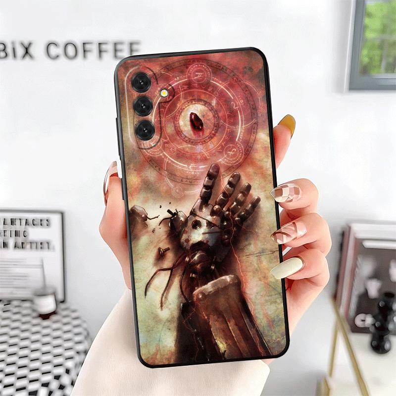 F-Fullmetal A-Alchemist Anime Soft Phone Case for Samsung A17 A37 A57 A16 A26 A36 A56 A15 A25 A35 A55 A14 A24 A34 A54 A13 A23 A3