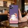 Милый Призрачный Хэллоуинский Чехол Для Телефона iPhone 17,16,15,14,13,12,11 Plus,Pro Max,Мягкий Силиконовый Черный Чехол