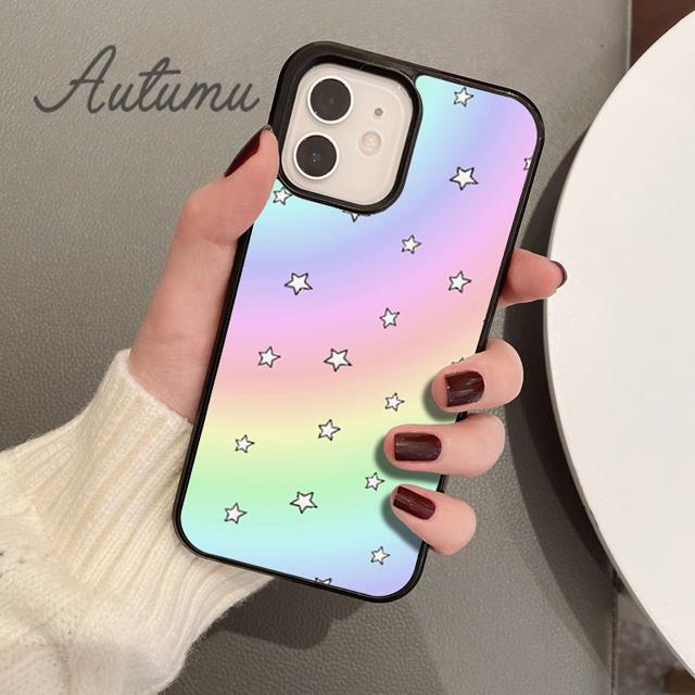 Чехол Starry для iPhone 11 12 13 14 Pro Max mini X XR XS SE 2020 5 6S 7 8 Plus Samsung Galaxy S21 S22 Cover shell