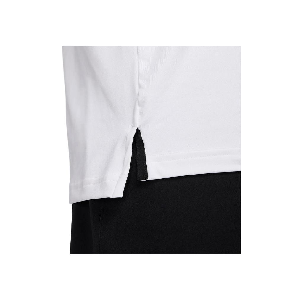 Nike Легкая Дышащая Вязаная Удобная Футболка-поло с Коротким Рукавом Мужские топы Белый FZ7482-100