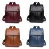 Women Fashion Backpacks Shoulder School Bags for Teenage Girls Preppy Style Bookbag PU Leather Rucksack Female Knapsack