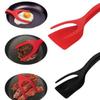 2-in-1 Kitchen Gadget Sets Omelette Spatula Kitchen Silicone Spatula for Toast Pancake Egg Flip Tongs Kitchen Accessories