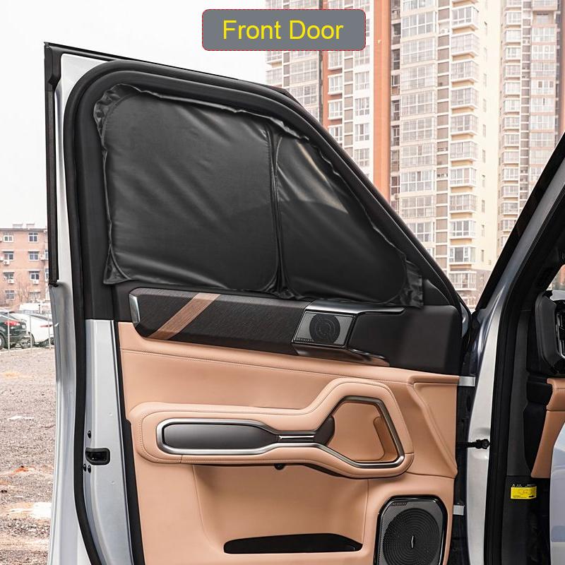 Car Black Window Privacy Sunshade For BYD DENZA B8 FCB BAO 8 LEOPARD 8 2024-2026 Anti-UV Heat Insulation Protect Cover Accessory