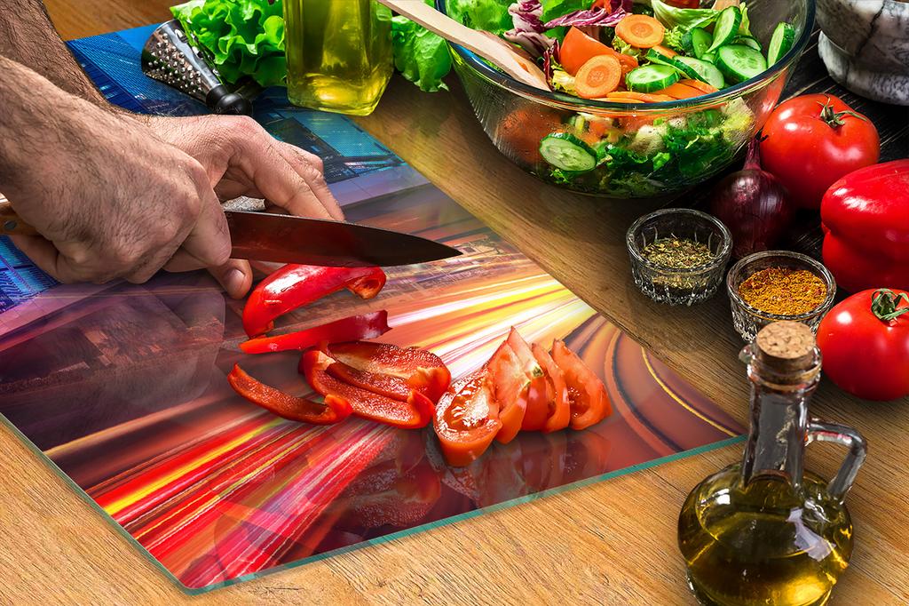 GLASS CUTTING BOARD 35x52 Road