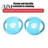 Interactive Tug of War Toy Fabric Dog Flying Disc, Cotton Rope Soft Material Disk Fetch for Small Medium And Large Breeds, Outdoor Training Safe Teeth