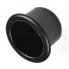 Water Cup Holder Recessed Plastic Black For RV Car Marine Boat Trailer Smooth Surface Easy Clean Multifunctional Drink