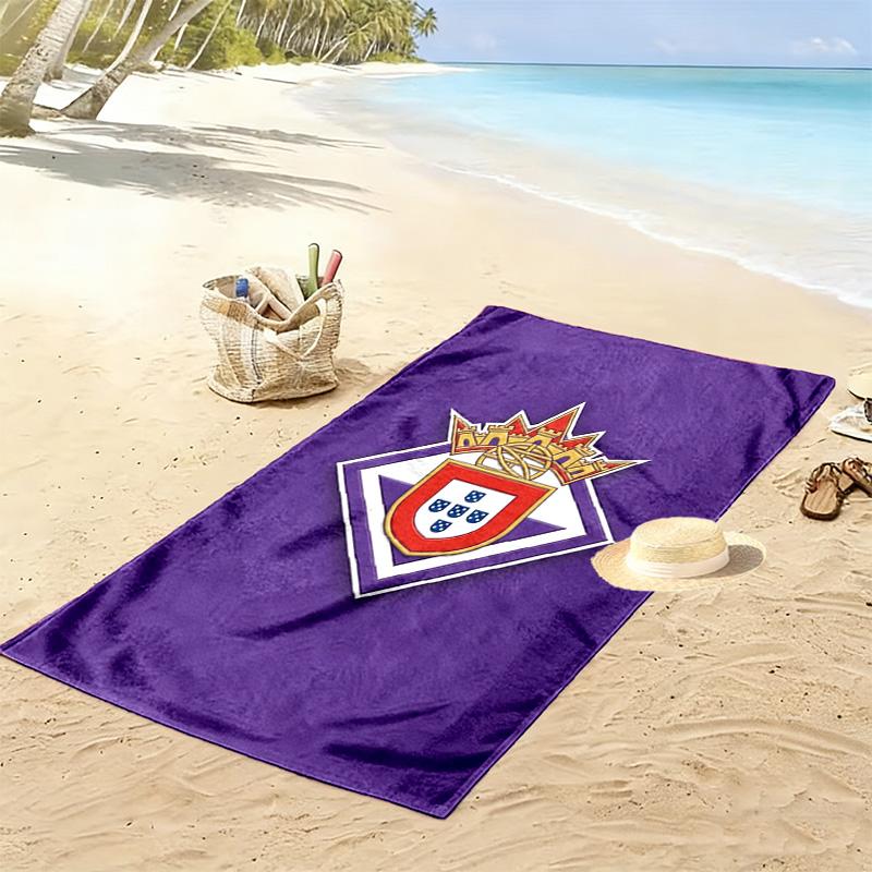 Portuguese Heritage Emblem beach towel soft Outdoor camping swim Outdoor pool towel quick-drying swim towel Travel and vacation towels beach printing