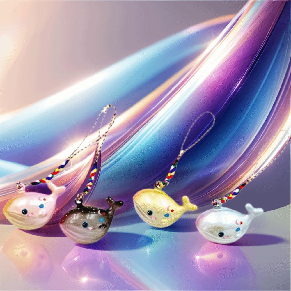 Cute Design Whale Keychain Personalized Whale Keyring Whale Pendant School Bag Decor