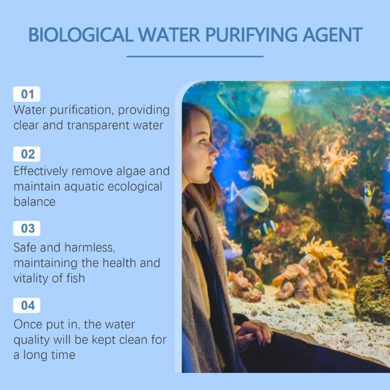 Fish Tanks Algae Cleaner Powder Offering Safe and Effective Washing for Aquariums Fish Tanks Water Keep Underwater Clean