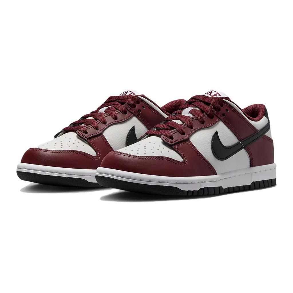 Nike Детские кроссовки Dunk Low GS Dark Team Red Black Summit-White White FZ4352-600