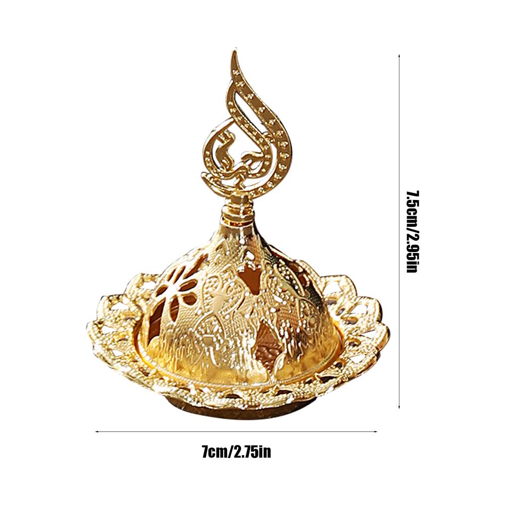 Золотой металлический подсвечник-аромалампа Ближний Восток Арабский Подставка для украшения стола для йоги дома
