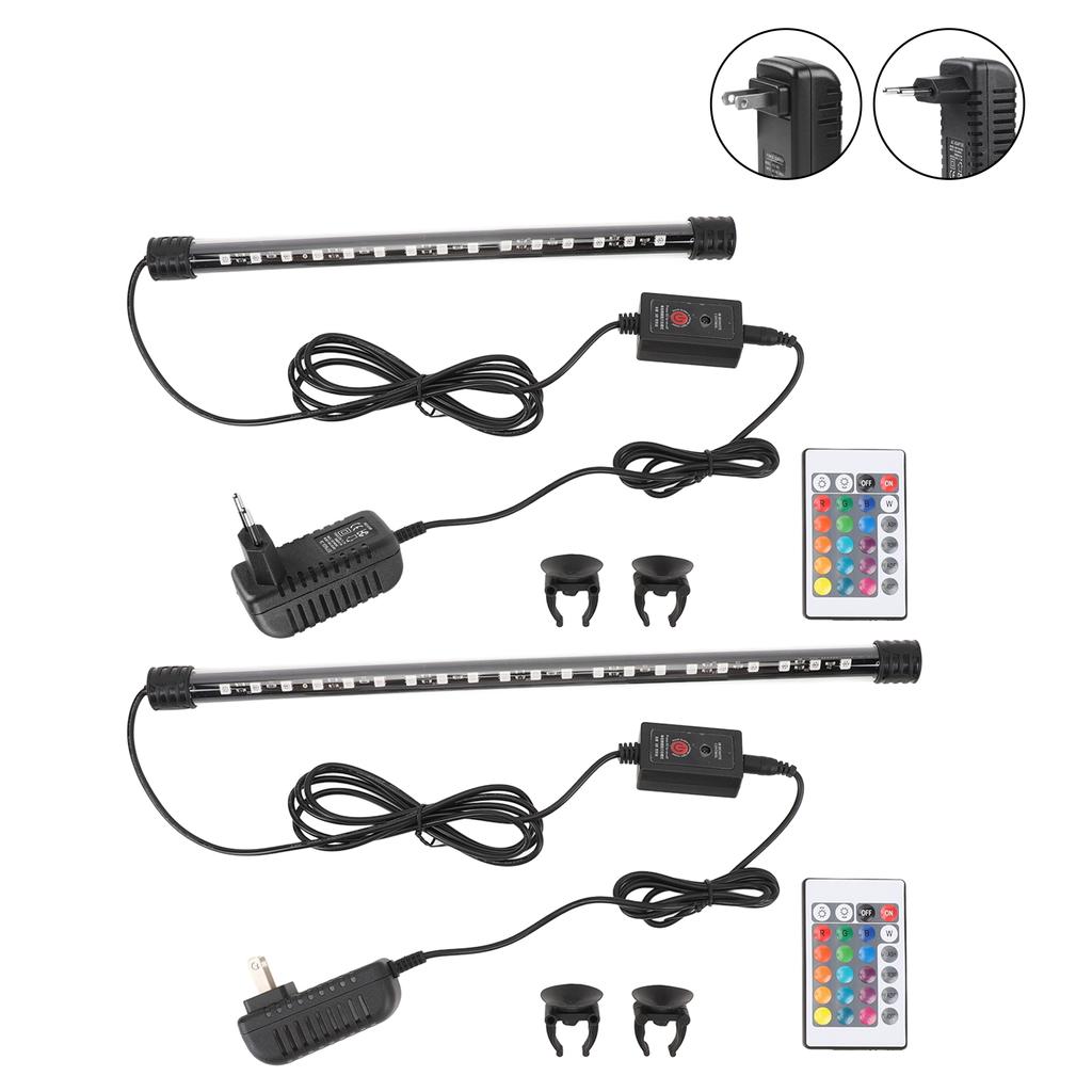 LED Aquarium Light High Brightness LED Beads Multiple Modes Underwater Fish Tank Light with Remote C