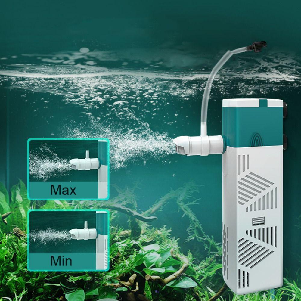 Бесшумный настенный фильтр для воды, регулируемый аквариумный фильтр-сборник