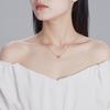 Hermes Mini Pop H Classic Fashion Pendant Necklace Women necklace Orange Gold H147992F-02