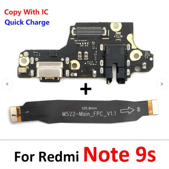 Протестировано для Xiaomi Redmi Note 10 Pro 10s 11 11s Pro 4G 5G USB-порт для зарядки, плата-докер, разъем, основной шлейф FPC, шлейф материнской платы