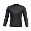 Mizuno Солнцезащитный быстросохнущий купальный костюм с длинным рукавом для мужчин, черный N2CA2103