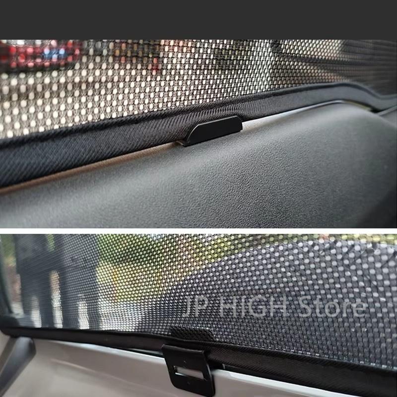 Side Window Sunshades window screen For Suzuki Jimny JB64 Sierra JB74W 2019+ Net Gauze Curtain Anti-insect Interior Accessories