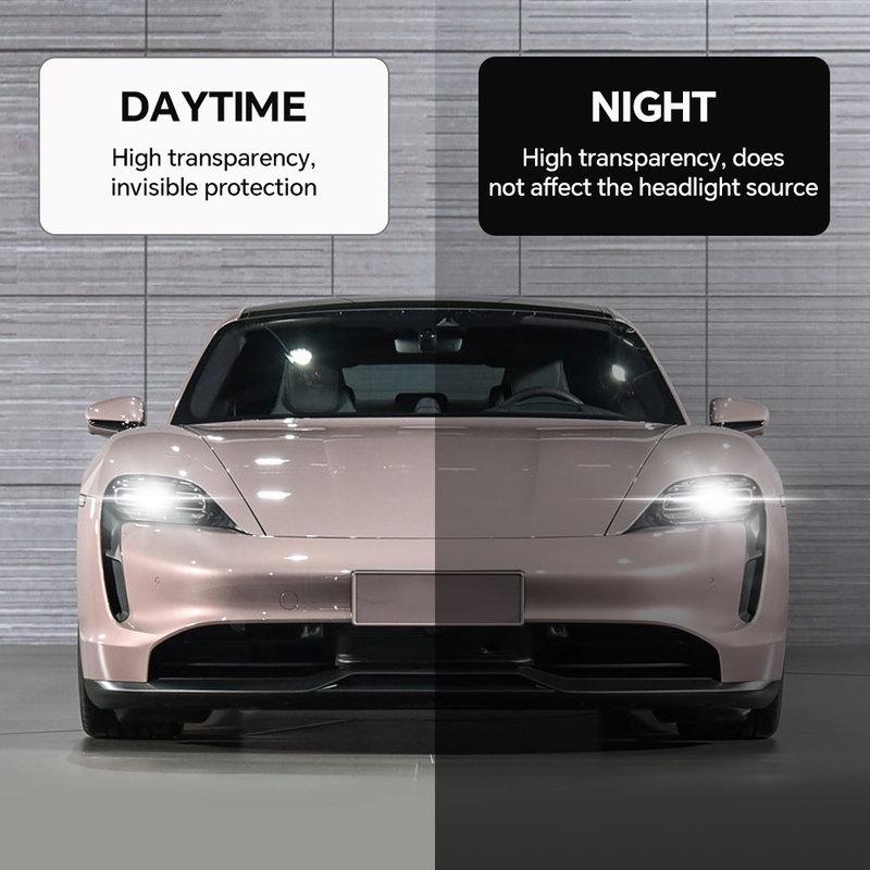 8.5Mil Pre Cut Transparent Car PPF for Porsche Taycan Paint Protection Film Car Wrap Headlight Rearview Film