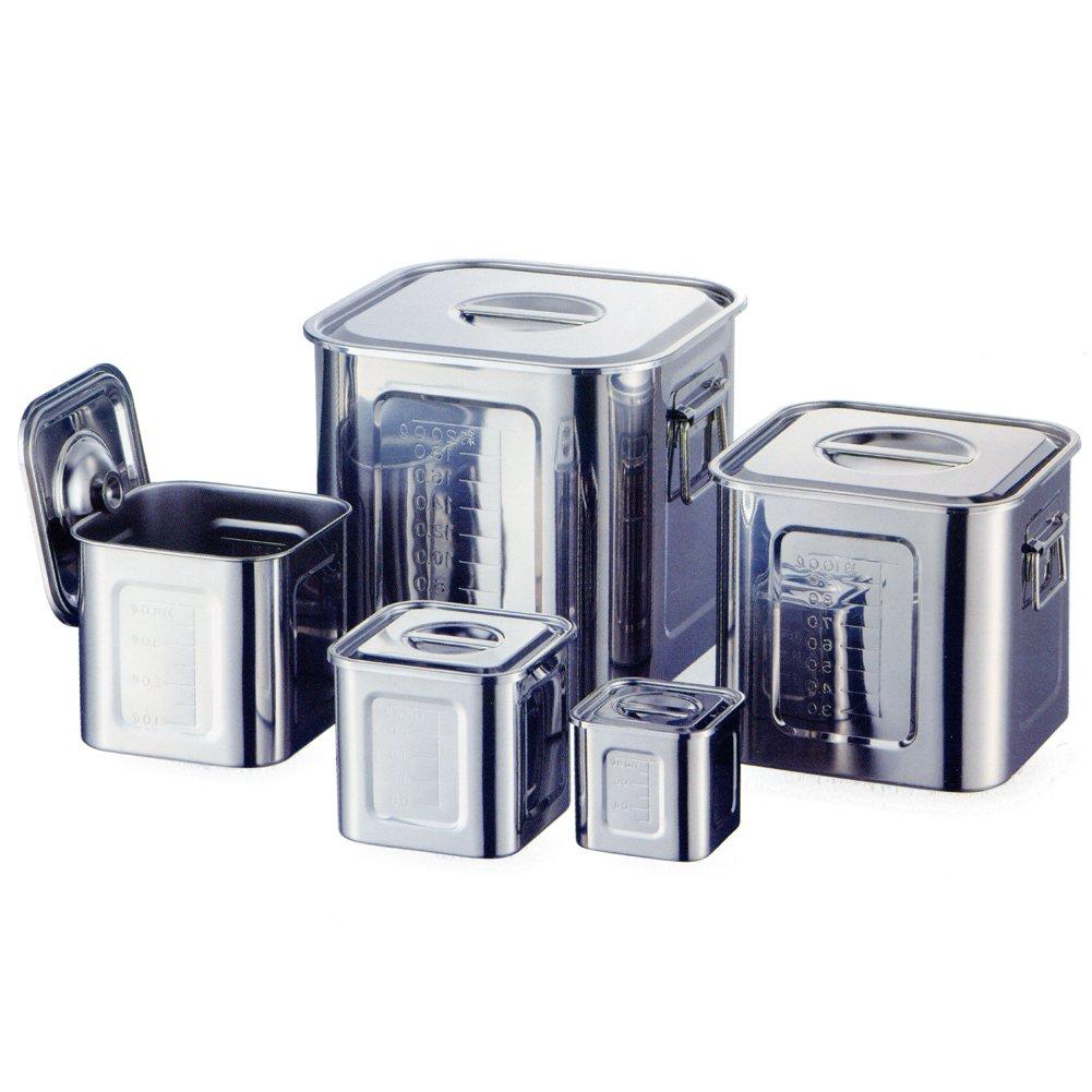 AG Квадратная кухонная кастрюля со шкалой 18см 18-8 (без ручки)