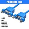 Высокоскоростной кабель для передачи данных USB 3.0 с крепежным ушком, различная длина от 30 см до 150 см для ПК, принтера, мыши, клавиатуры