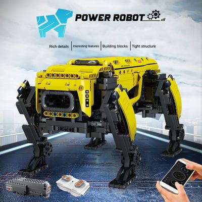 Новые 936PCS RC Power Robot Dog Building Blocks 15066 Технические игрушки-роботы Моторизованные Boston Dynamics Big Alpha Dog Model Bricks Подарки