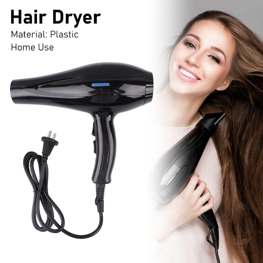 Black Color Negative Ionic Hair Dryer Professional Quick Drying Hair Dryer Home Use