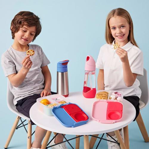 b.box Leak-Resistant 1L Lunch Box, Dessert Servings for 1-2 People, Dishwasher Safe, for Kids and Adults [Authentic b.box Product] [Mini Lunch Box] (P