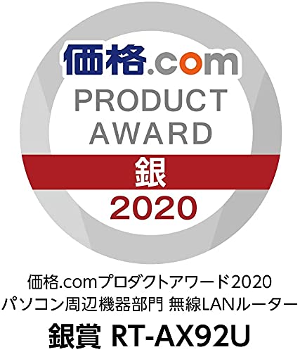 Беспроводной маршрутизатор ASUS WiFi WiFi6 с функцией Mesh 4LDK, совместимый с трехдиапазонным RT-AX92U со скоростью 4804+867+400 Мбит/с(К) 3-этажный / PS5/Nintendo