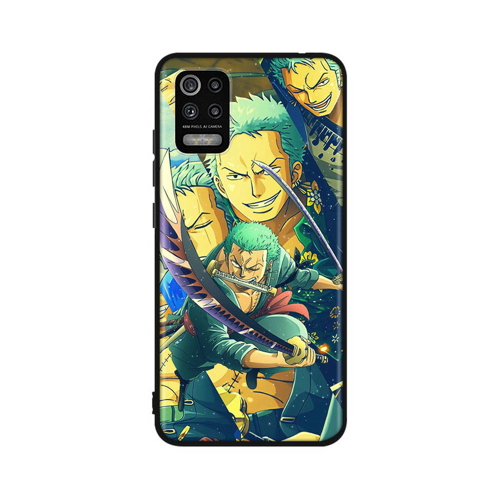 Чехол DT8 One Piece Zoro Sanji для Samsung A04 A14 A23 A34 A54 M23 M33 M52 M53 Realme 10 9 C30S C35 C55 VIVO Y02S Y21 Y33S Y51 X80 Pro Прозрачная крышка