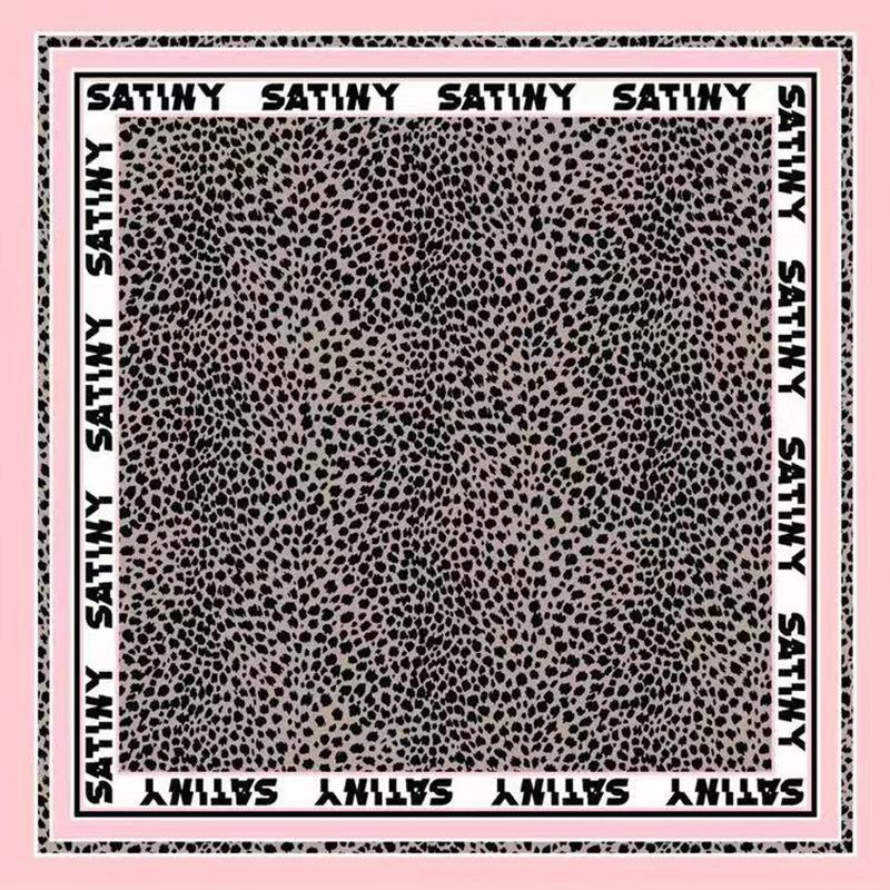 High-quality Luxurious Silk Scarves Headband Scarfs Neck Scarf For Women Chain Silk Scarf Women's Decorative Shawl