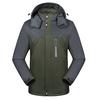 Men's Autumn and Winter New Thickened Three-in-one Jacket Windproof and Water-proof Color Matching Jacket Men