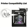 Термостойкий нагревательный комплект для хот-энда 3D-принтера с прочным металлическим основанием и нагревательными элементами