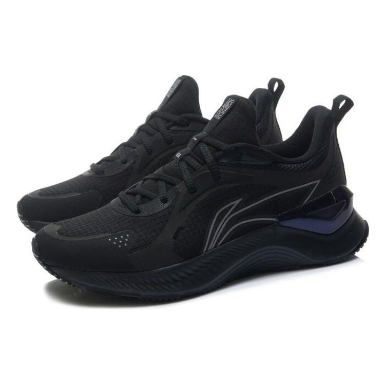 Кроссовки мужские Li Ning Yue Ying Element с низким верхом, амортизирующие, нескользящие, дышащие, черные ARHT047-2