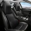 PU Leather Car Neck Pillow Memory Foam Auto Rear Seat Back Headrest Lumbar Supports Travel Cushion Cover Auto