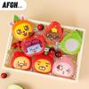 KAKAO FRIENDS Ryan Lion Fruit Plush Mirror & Keychain Charm
