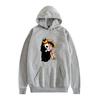 Anime peripheral printing casual hooded sweater couple
