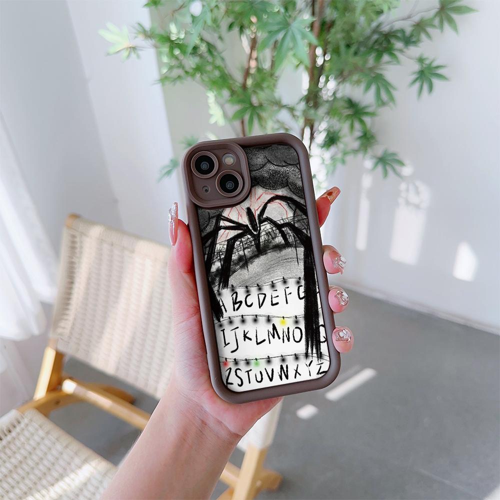 Spider Alphabet A-Z Printed Phone Case For Samsung Galaxy S23 S24 S25 S26 Ultra S22 S21 S20 Plus FE A35 A54 A55 A56 Soft Cover