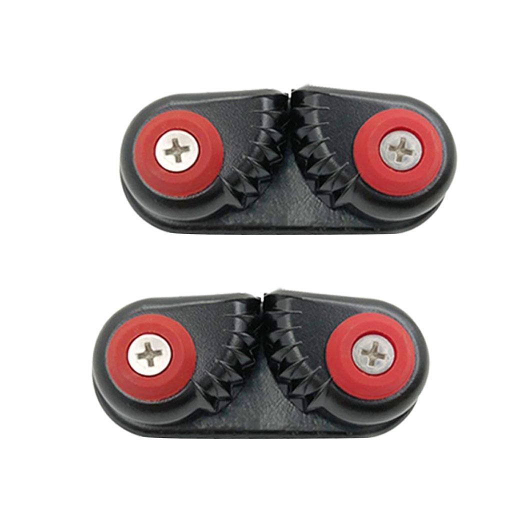2 Pieces Kayak Cam Cleat for Line Sizes Up to 5/8 Incn 15mm, Aluminum,