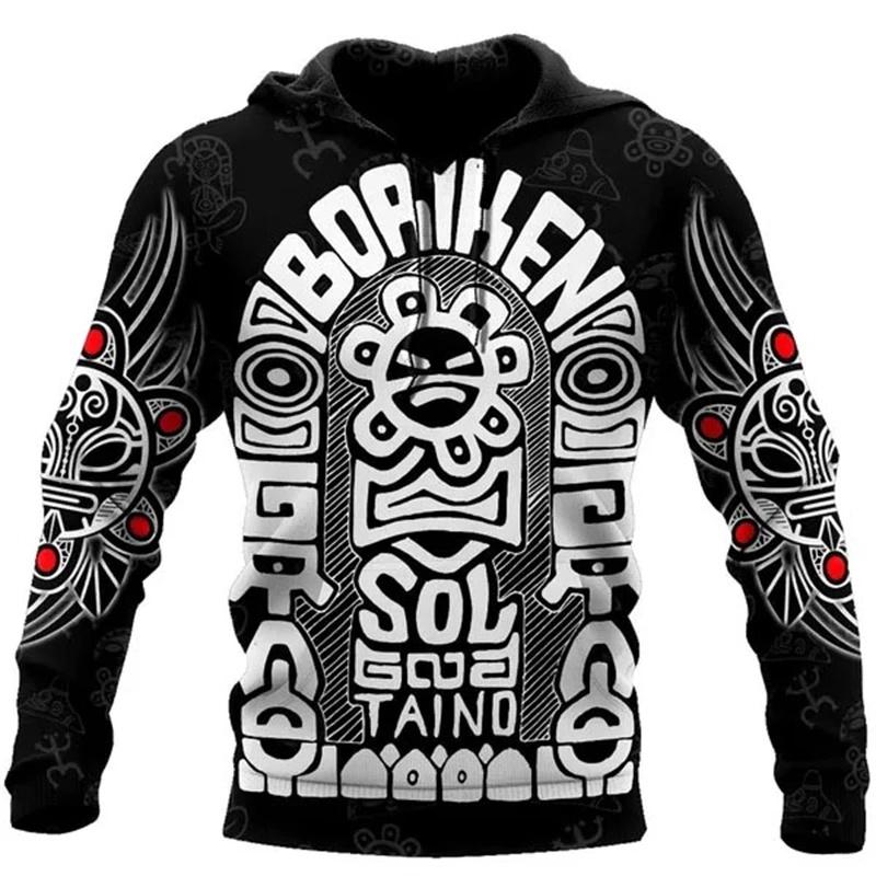 Мужская толстовка с капюшоном, одежда с 3D-принтом Пуэрто-Рико, мужские пуловеры, толстовка с длинным рукавом, спортивная уличная одежда, худи, весенние пуловеры