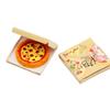 1Set 1:12 Dollhouse Miniature Pizza W/Packing Box Model Kitchen Food Decor Toy